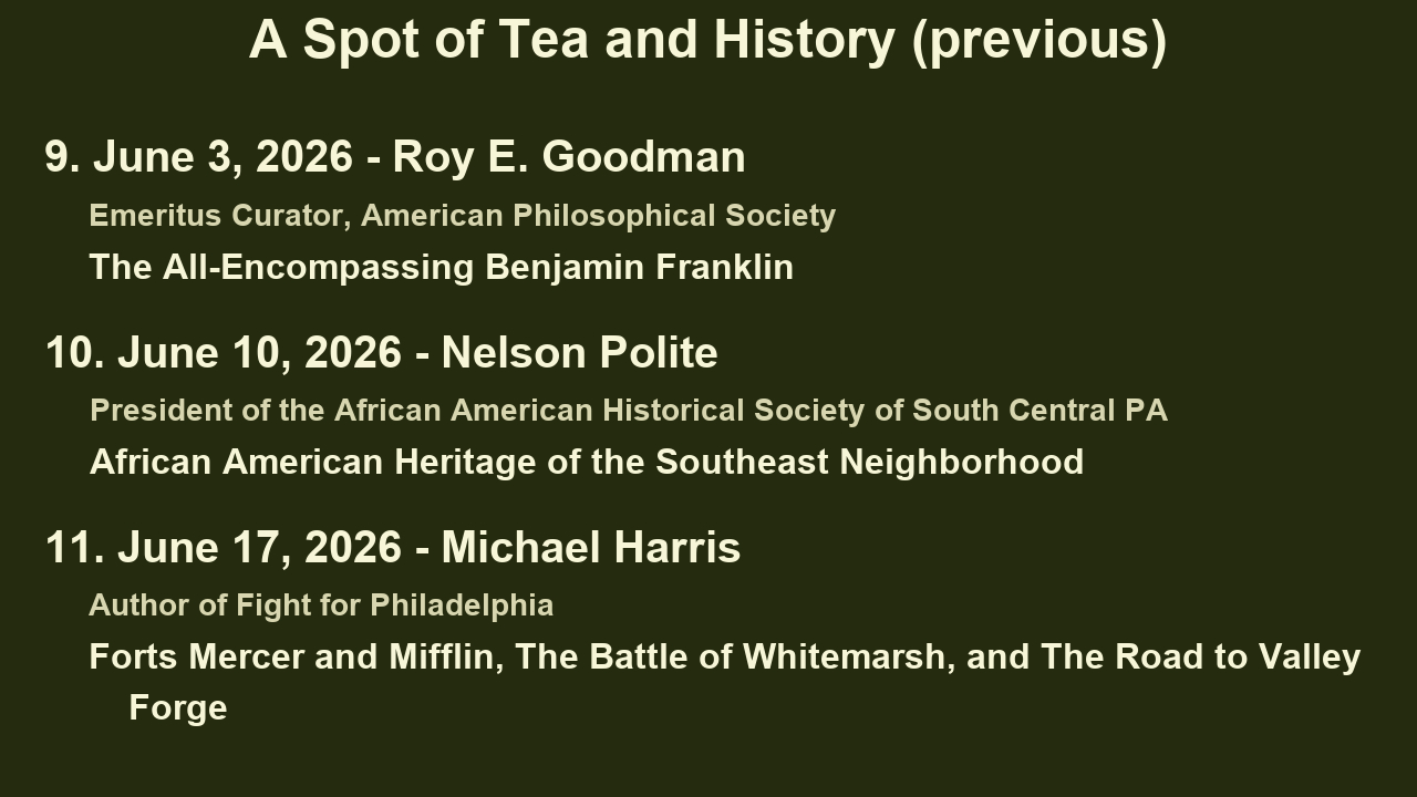 Previous presentations