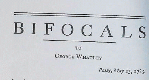 Bifocals