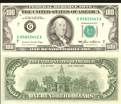 Hundred dollor bill