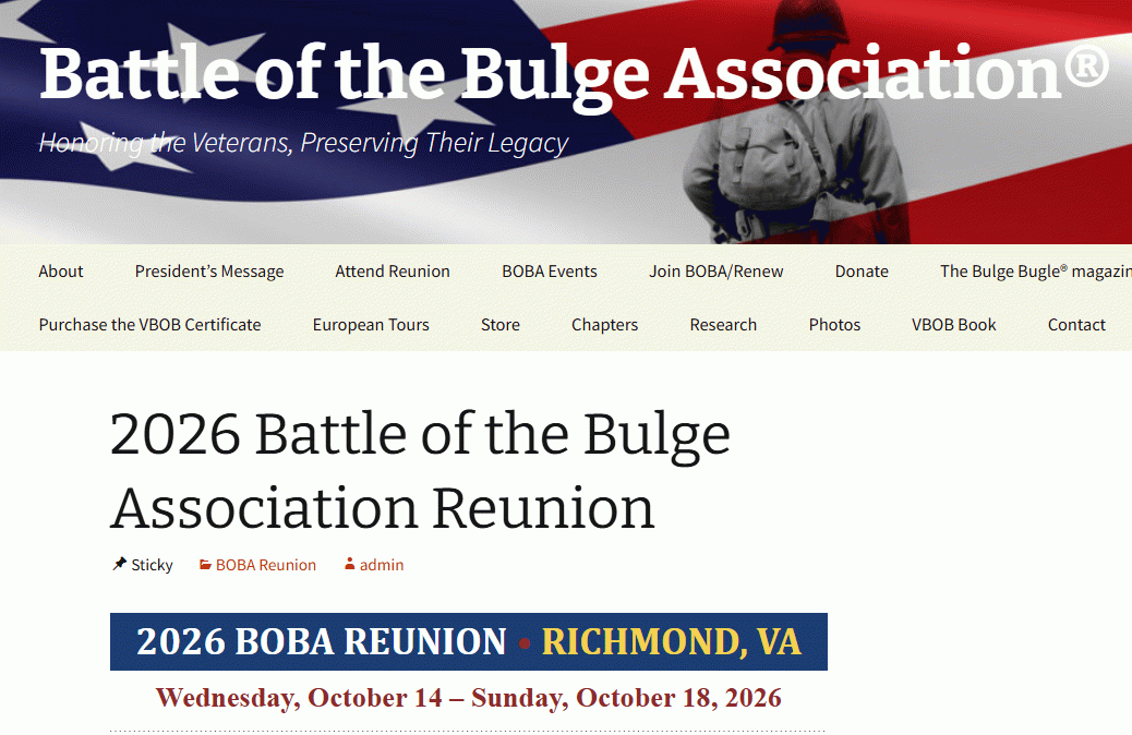2026 Battle of the Bulge Reunion